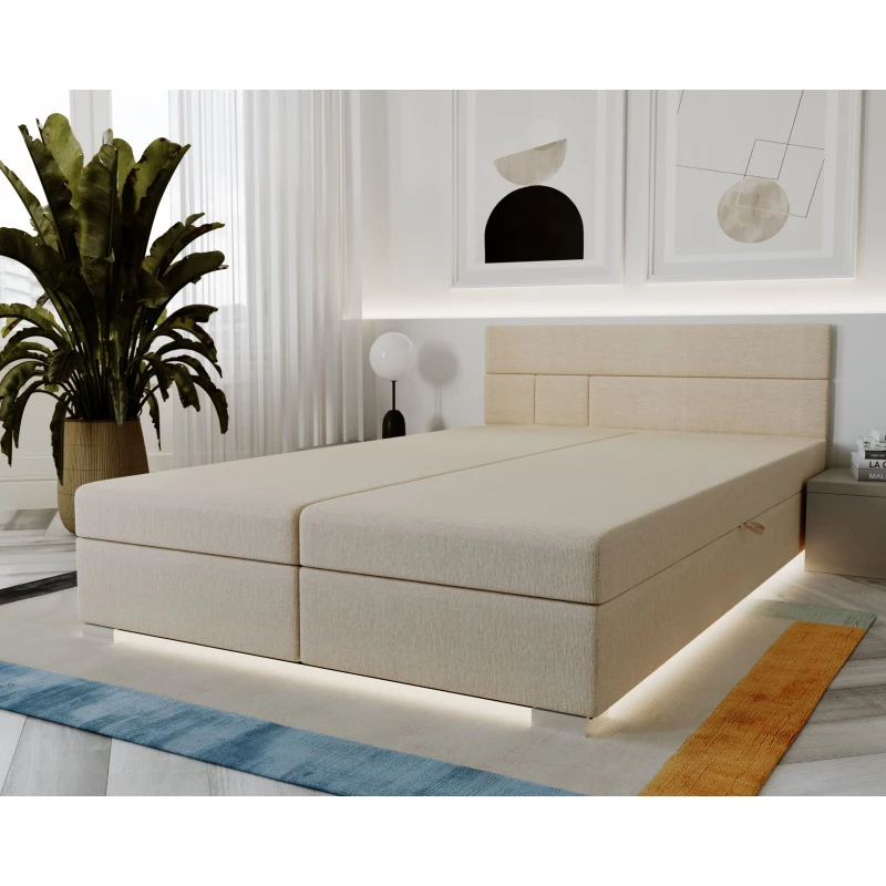 Boxspringbett 180x200 ROSIE 1 - ecru