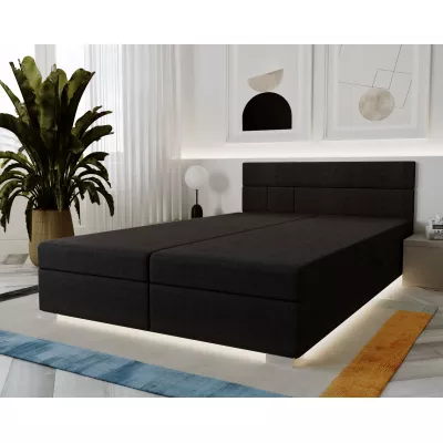 Boxspringbett 180x200 ROSIE 1 - schwarz