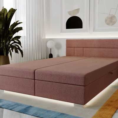 Boxspringbett 180x200 ROSIE 1 - rosa