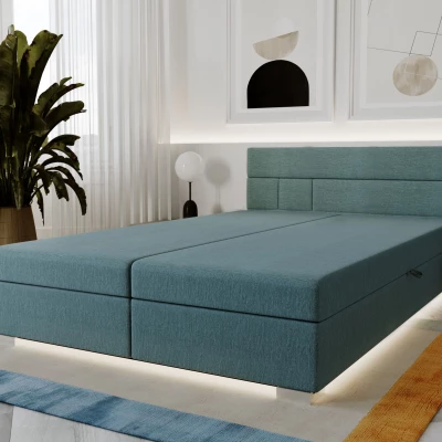 Boxspringbett 180x200 ROSIE 1 - türkis