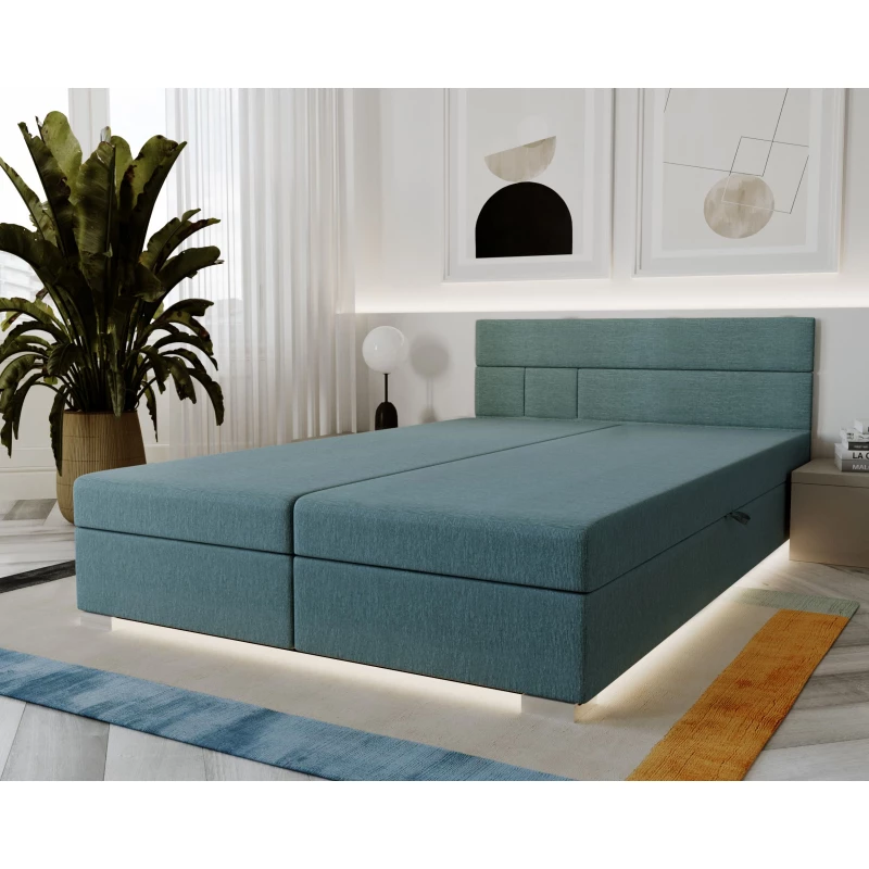 Boxspringbett 180x200 ROSIE 1 - türkis