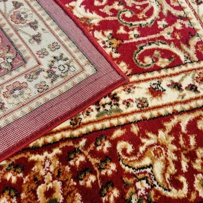 Stück Teppich 160x220 cm LUCHO orientalisch - rot