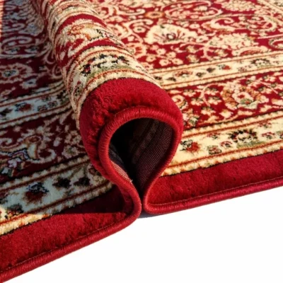 Stück Teppich 160x220 cm LUCHO orientalisch - rot
