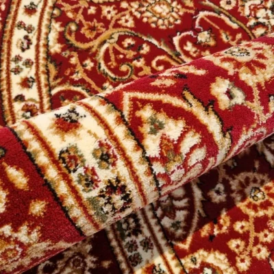 Stück Teppich 160x220 cm LUCHO orientalisch - rot