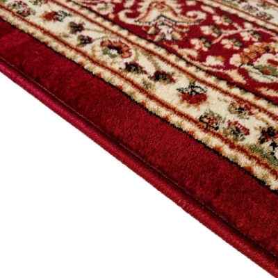 Stück Teppich 160x220 cm LUCHO orientalisch - rot