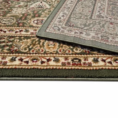 Stück Teppich 60x100 cm LUCHO orientalisch - grün