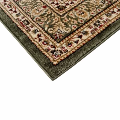 Stück Teppich 60x100 cm LUCHO orientalisch - grün