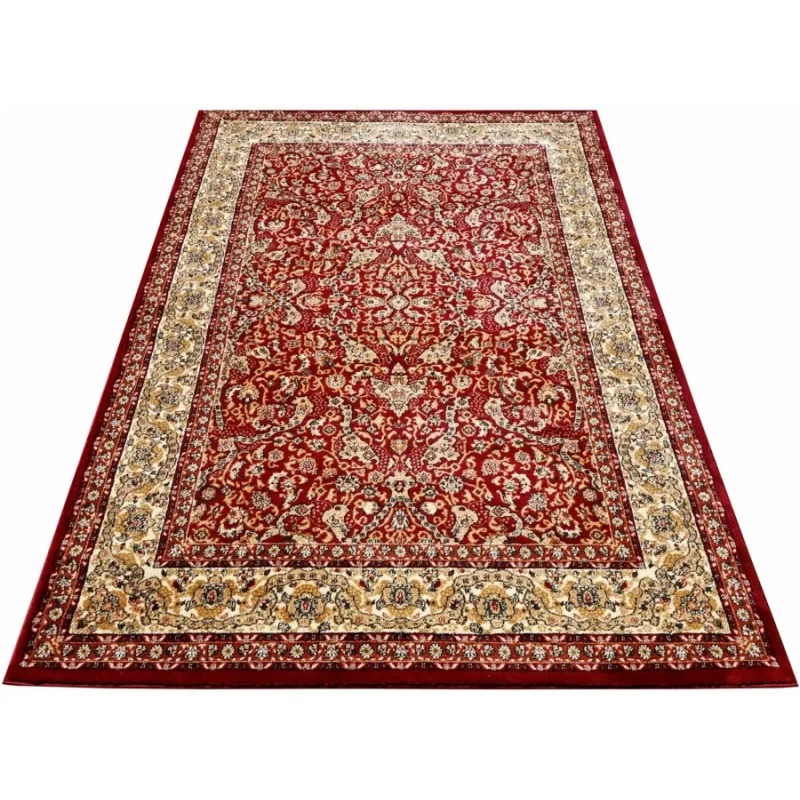 Rechteckiger Teppich 60x100 cm LUCHO orientalisch - rot