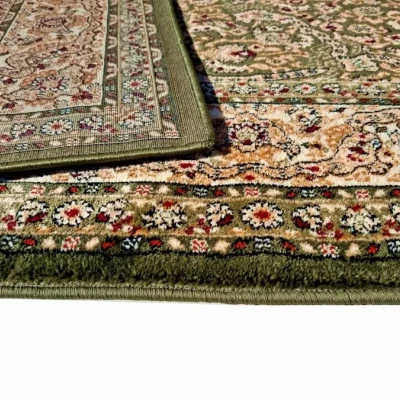 Rechteckiger Teppich 200x300 cm LUCHO orientalisch - grün
