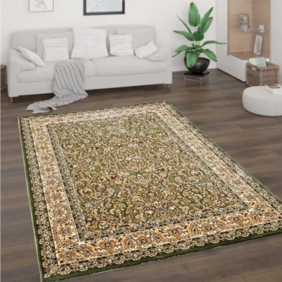 Rechteckiger Teppich 200x300 cm LUCHO orientalisch - grün