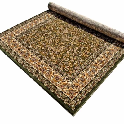 Rechteckiger Teppich 60x100 cm LUCHO orientalisch - grün