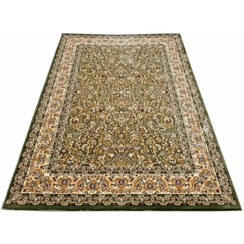 Rechteckiger Teppich 60x100 cm LUCHO orientalisch - grün