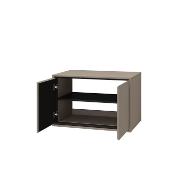 Waschtischunterschrank 78 cm AMPHION - Kongo/Schwarz