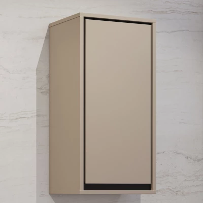 Wandhängender Badezimmerschrank 35 cm AMPHION - Kongo/Schwarz