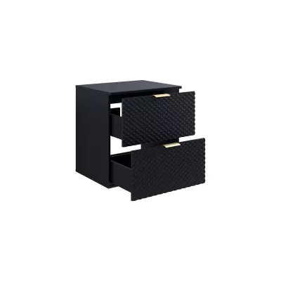 EUREKA Waschbeckenunterschrank 60 cm - schwarz