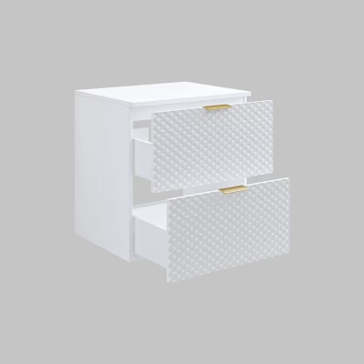 EUREKA Waschbeckenunterschrank 80 cm - weiß