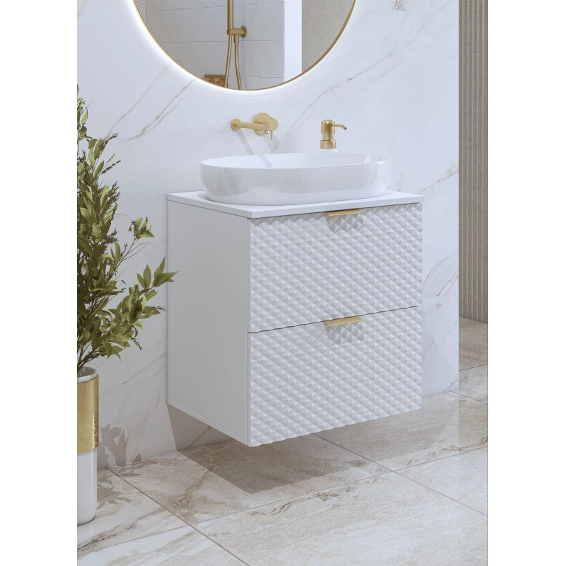 EUREKA Waschbeckenunterschrank 60 cm - weiß