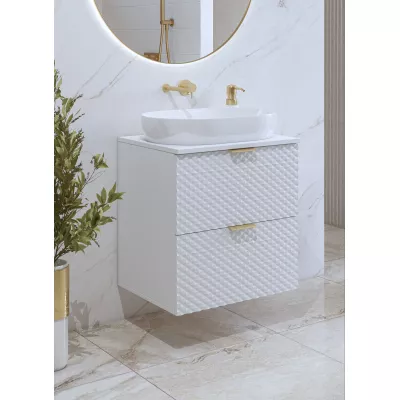 EUREKA Waschbeckenunterschrank 60 cm - weiß