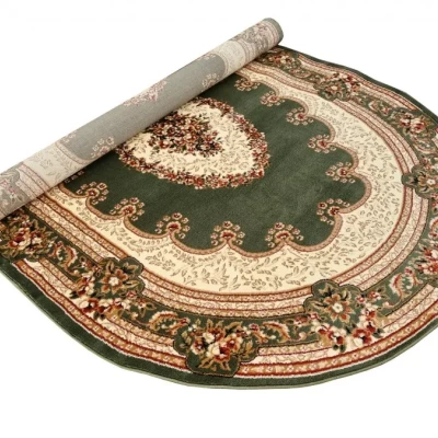Orientalischer Stückteppich 70x140 cm LUCHO oval - grün