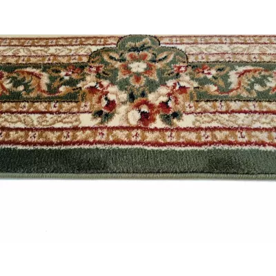 Orientalischer Stückteppich 70x140 cm LUCHO oval - grün