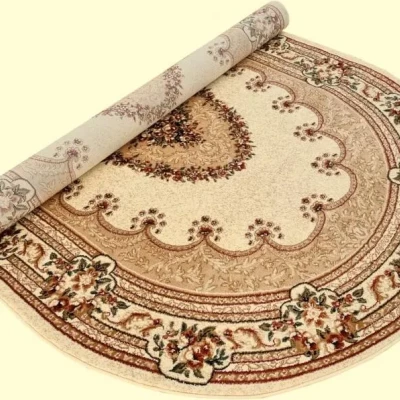 Orientteppich 140x190 cm LUCHO oval - creme
