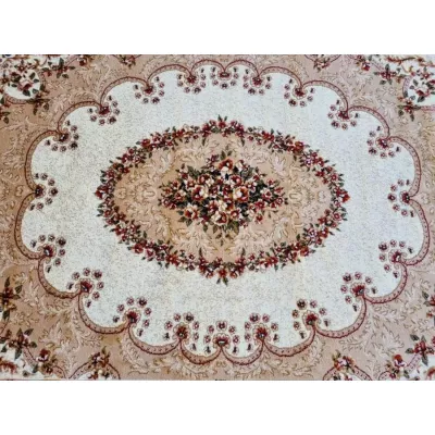 Orientteppich 140x190 cm LUCHO oval - creme