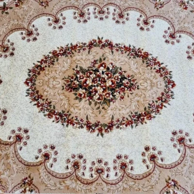 Orientalischer Stückteppich 60x100 cm LUCHO oval - creme
