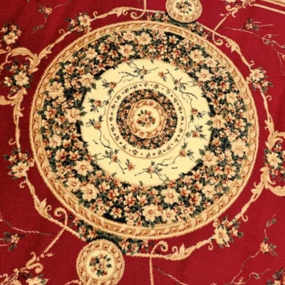 Ovaler Stückteppich 60x100 cm LUCHO - rot