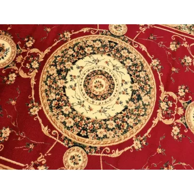 Ovaler Stückteppich 60x100 cm LUCHO - rot
