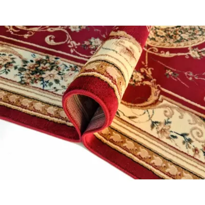 Ovaler Stückteppich 60x100 cm LUCHO - rot