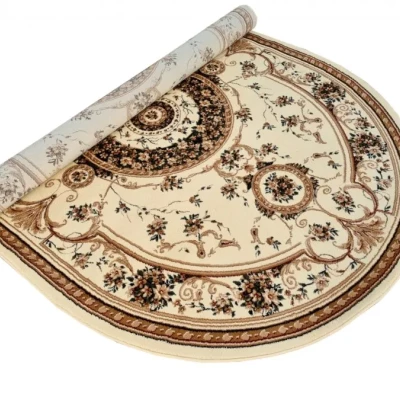 Ovaler Teppich 140x190 cm LUCHO - creme