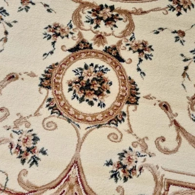 Ovaler Teppich 60x100 cm LUCHO - creme