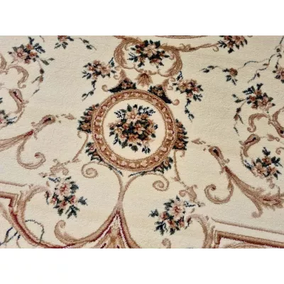 Ovaler Teppich 60x100 cm LUCHO - creme