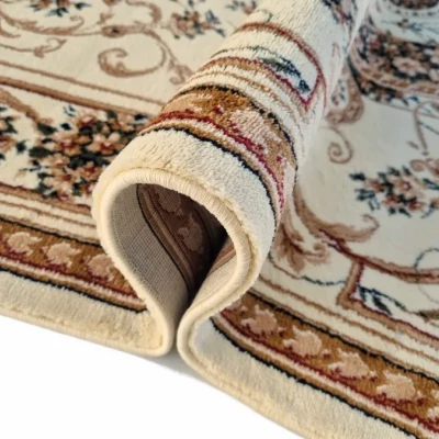 Ovaler Teppich 60x100 cm LUCHO - creme