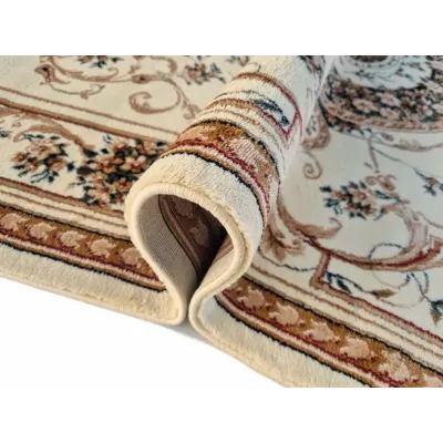 Ovaler Teppich 60x100 cm LUCHO - creme