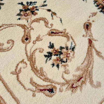 Ovaler Teppich 60x100 cm LUCHO - creme