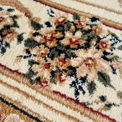 Ovaler Teppich 60x100 cm LUCHO - creme
