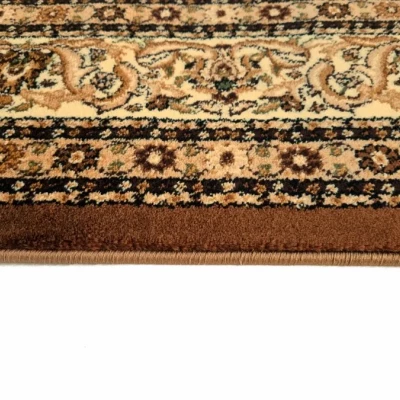 Ovaler Teppich 60x100 cm LUCHO - braun