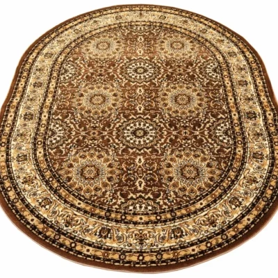 Ovaler Teppich 60x100 cm LUCHO - braun