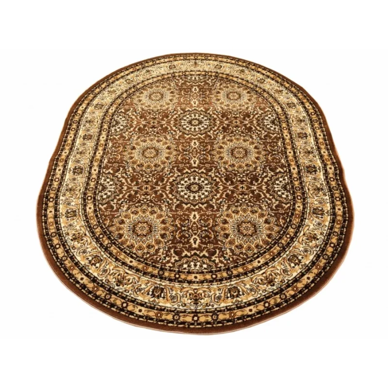 Ovaler Teppich 60x100 cm LUCHO - braun