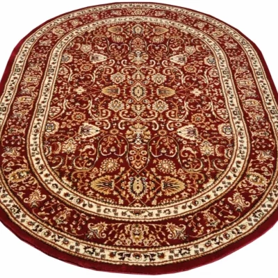 Gemusterter Teppich 70x140 cm LUCHO - rot