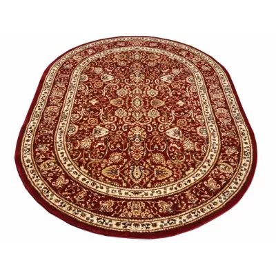 Gemusterter Teppich 70x140 cm LUCHO - rot