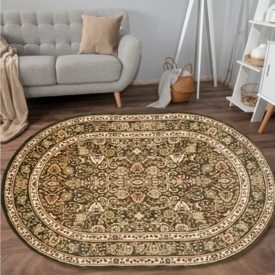 Gemusterter Teppich 70x140 cm LUCHO - grün