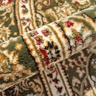 Gemusterter Teppich 70x140 cm LUCHO - grün