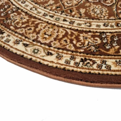 Gemusterter Teppich 70x140 cm LUCHO - braun