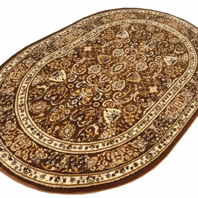 Gemusterter Teppich 70x140 cm LUCHO - braun