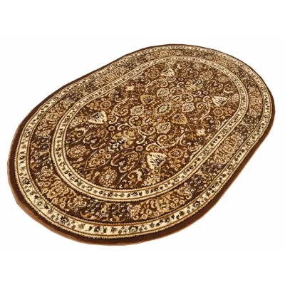 Gemusterter Teppich 70x140 cm LUCHO - braun