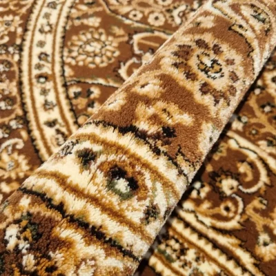 Gemusterter Teppich 70x140 cm LUCHO - braun
