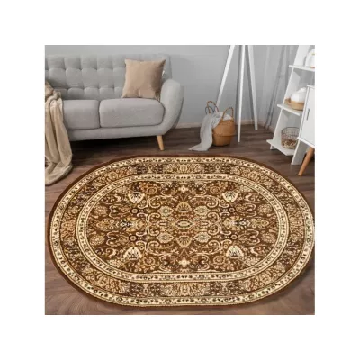 Gemusterter Teppich 70x140 cm LUCHO - braun