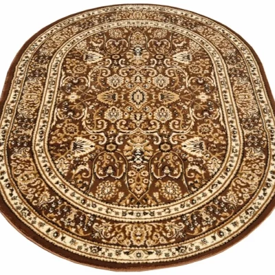 Gemusterter Teppich 70x140 cm LUCHO - braun